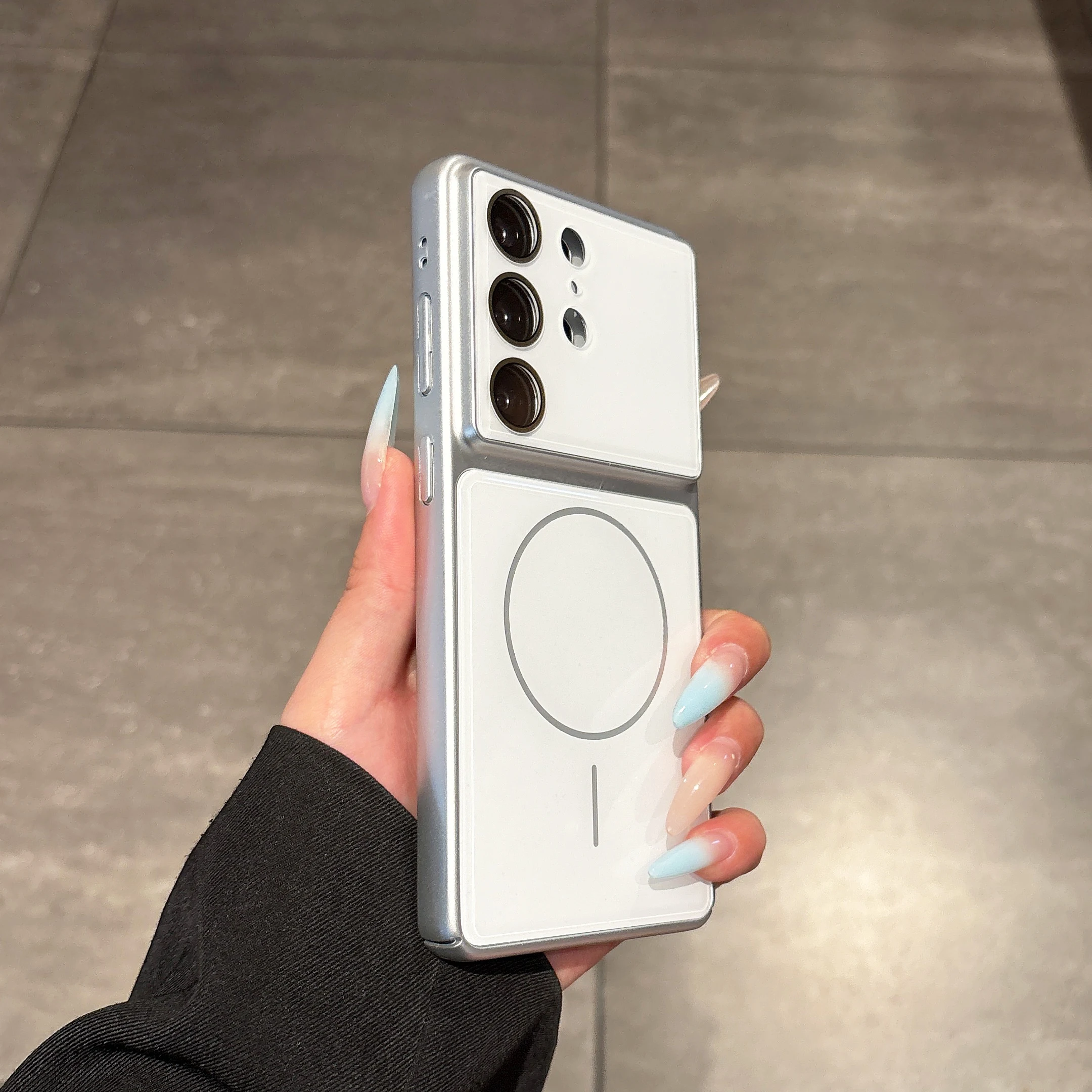 Luxury Magsafe Wireless Charging Shockproof Case with Camera Lens Protection