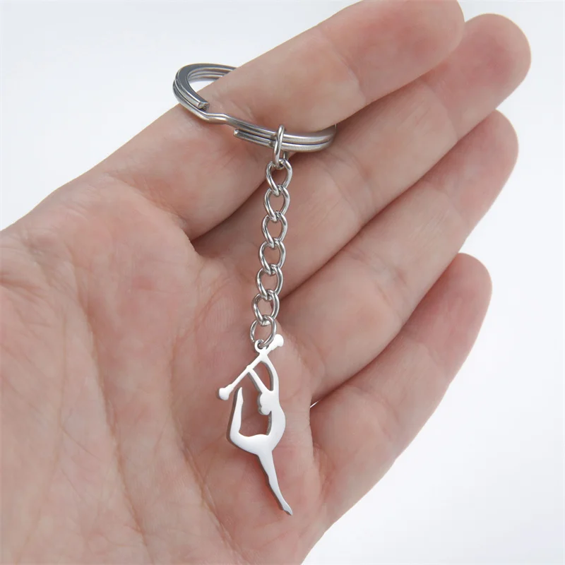 Synchronisierte Gymnastik-Schlüsselanhänger für Damen, Schlüsselanhänger für Autoschlüssel, Schultasche, Anhänger, Paar, Schlüsselanhänger, Schmuck, 2023, Trend – Detail 14