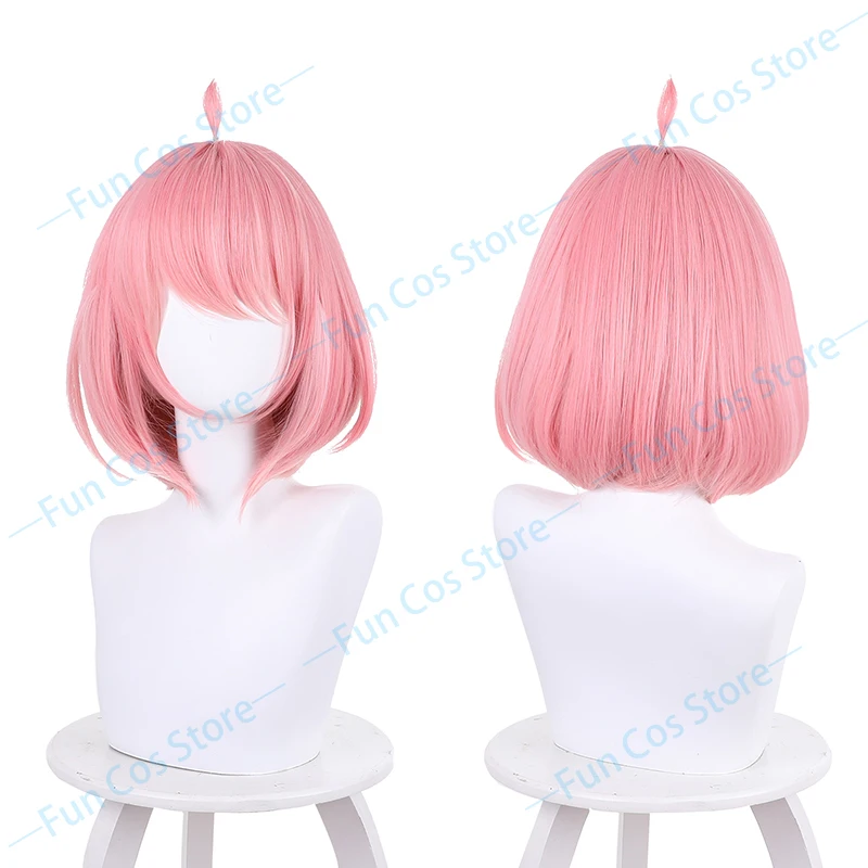 Anime Spy X Family Anya Forger Cosplay Costumes Hat Cloak Pink Wig Hairpins Dress Pants Cape Beret Cap Imperial Scho