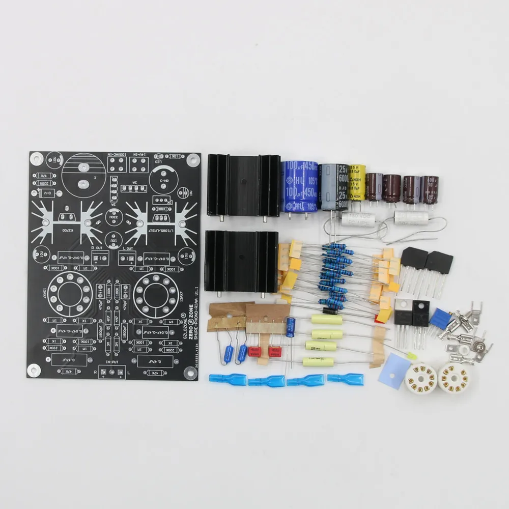 HiFi 12AX7/ECC83 Röhren-MM-RIAA-Plattenspieler-Vorverstärker-Kit M65 Shure Vorverstärker-Platine – Detail 7