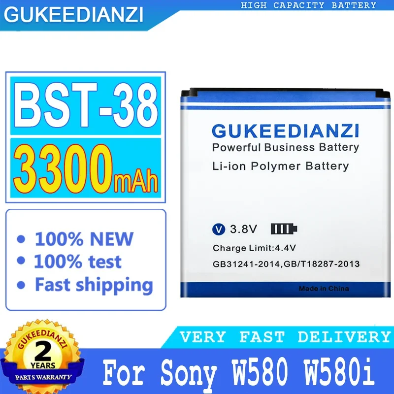 

3300mAh Battery For Sony Ericsson W580 W580i W760 T650 X10 W980 W995 U20i C905c S500c W580c C902 C905 Mobile Phone Batteries