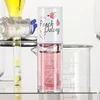 Peach Milk Honey Lip Essentia Oil Relieves Dry Moisturizing Lip Gloss Fades Lip Lines Water Light Lips Big Brush Head Cute 5
