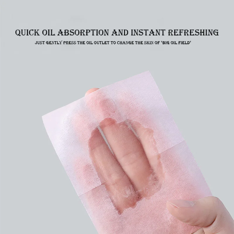 Face Oil Absorbing Paper 100pcs Facial Absorbent Wipes Matcha Anti-grease Oil Absorbing Sheets Cosmetics Makeup Cleaning
