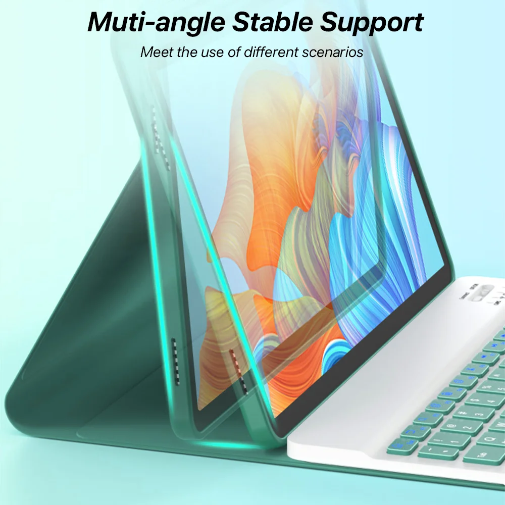 Premium Backlit Keyboard Case with Mouse for Samsung Tablets – Protective Cover with Integrated Keyboard and Touchpad