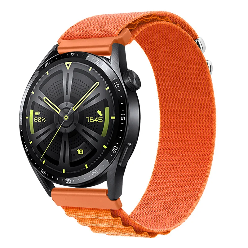 Nylon Loop Adjustable Bracelet Watchband Strap - 22mm/20mm