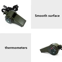 High Decibel Emergency Rescue Whistle with Compass