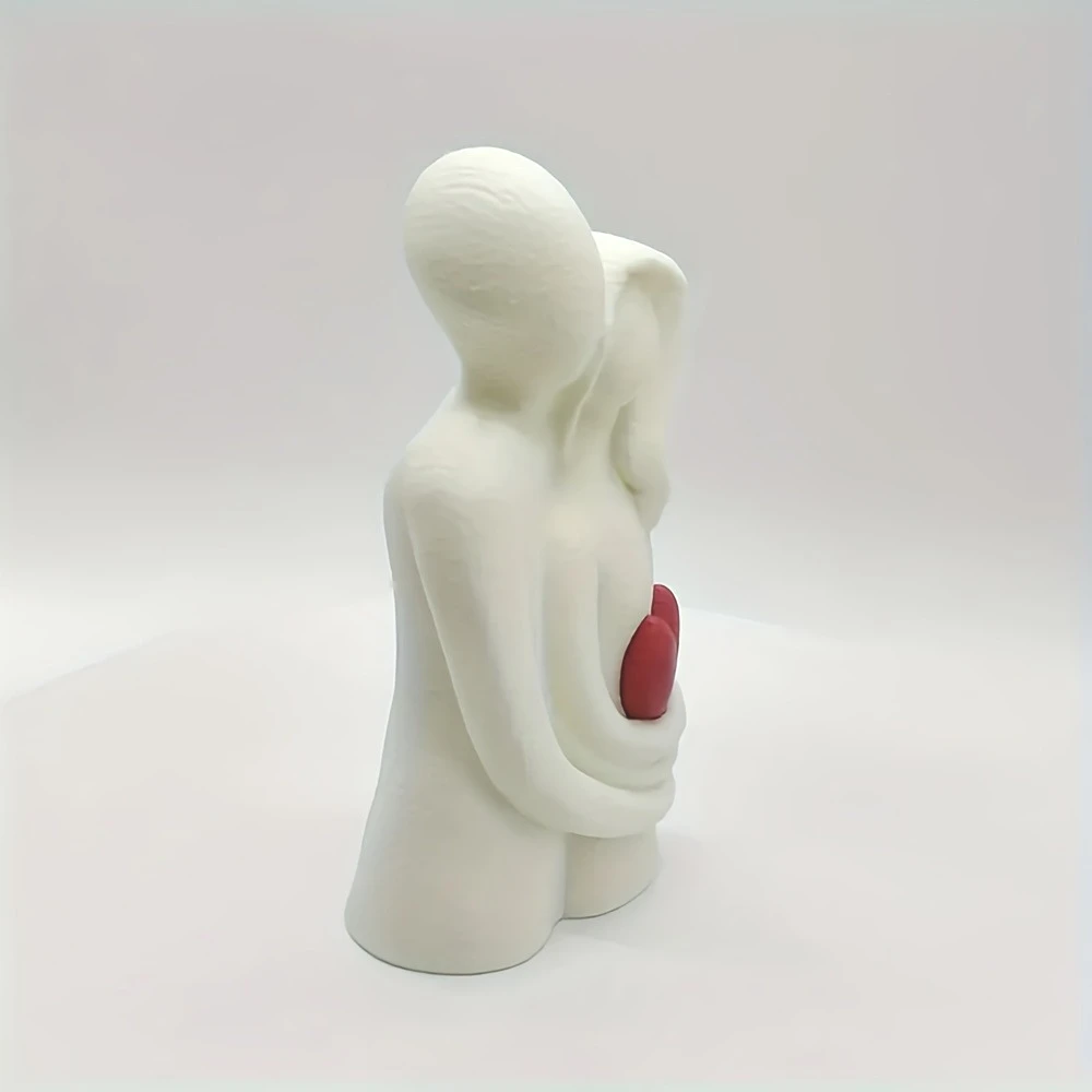 3D Printing Embracing Couple Decoration Ornaments, Modern Love Embracing Statues, Modern Love Art Statues, Perfect Gifts