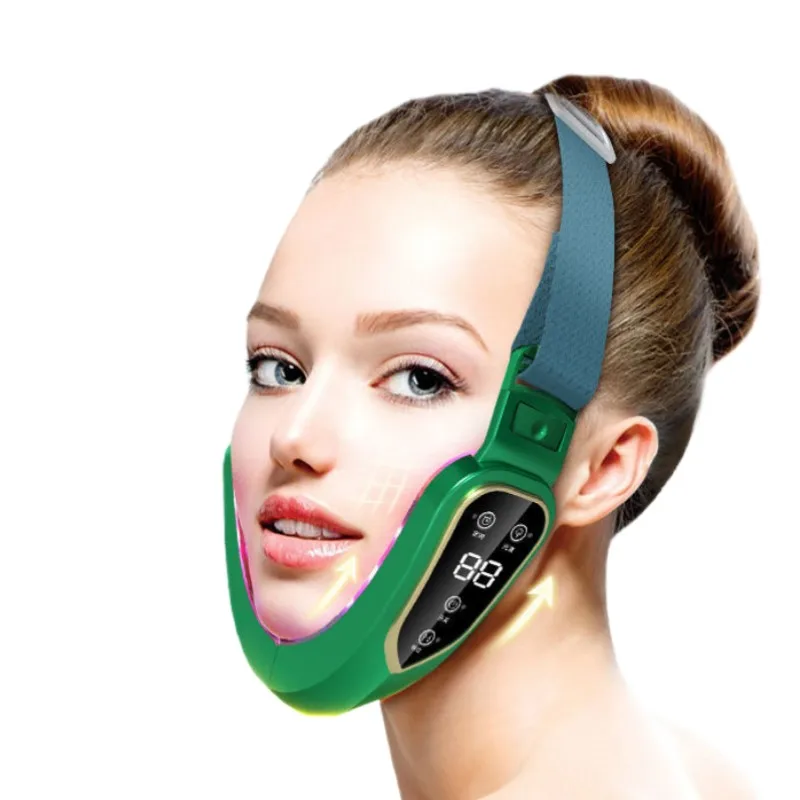 Facial Massager LED Photon Therapy Slimming V Face Belt