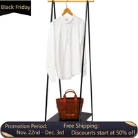 Tower style independent clothes hanger with shelf, 55 "- steel 1