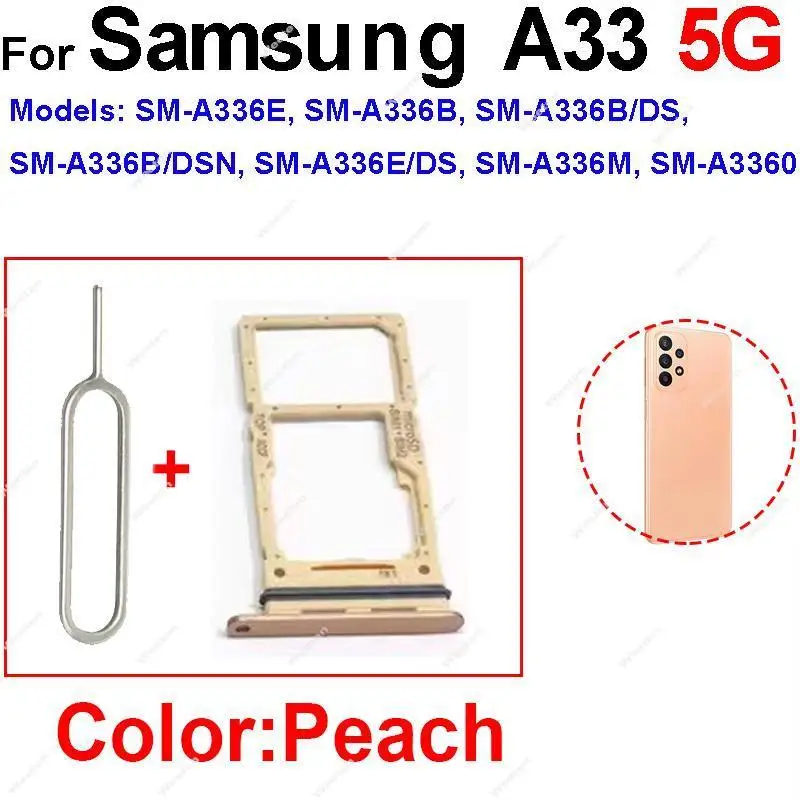 Universal SD and SIM Card Tray Reader Holder Adapter