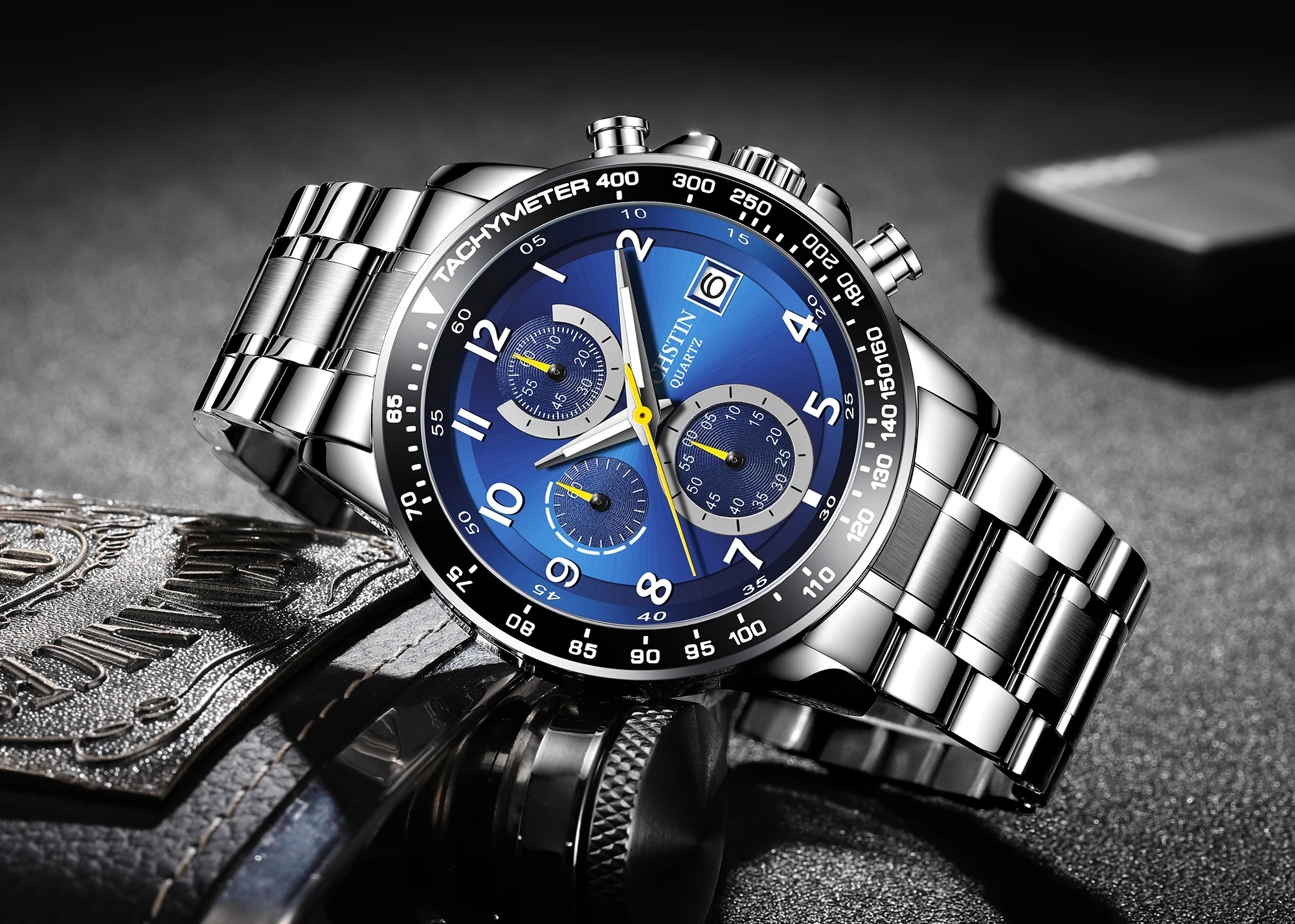 New Fashion Mens Watches Top Brand Luxury Silicone Sport Watch Men Quartz Date Clock Waterproof Wristwatch Chronograph Clock Man