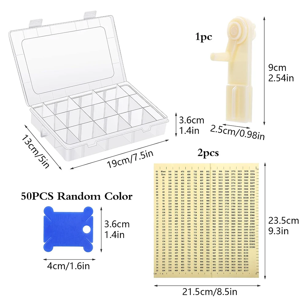 Fadenregal Wandbehang 48 Spulen | Nähgarn Aufbewahrung Holz Kegelständer
