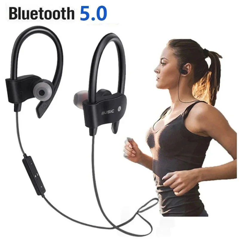 Sports Wireless Bluetooth Headset Running Stereo Bluetooth Earphones Mini Earbuds Ear Hanging Universal Wireless Headphones 6