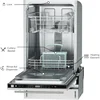 QWHoneywell 18 Inch Dishwasher with 8 Place settings,6 Washing Programs,Stainless Steel Tub,UL/Energy Star- Stainless Steel 2