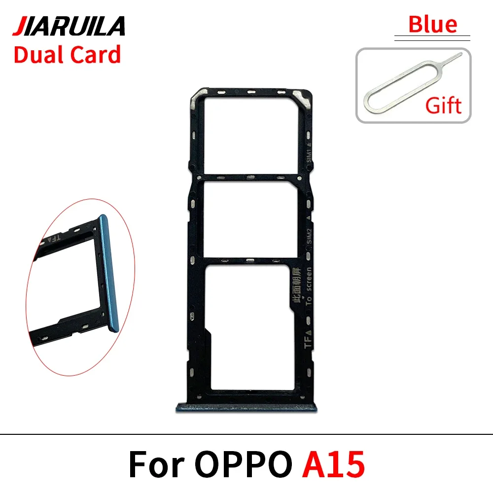 Oppo A15 A53 A54 A55 5G A57 4G 휴대폰 SIM 카드 트레이, SIM 칩 카드 슬롯 홀더, 서랍 부품