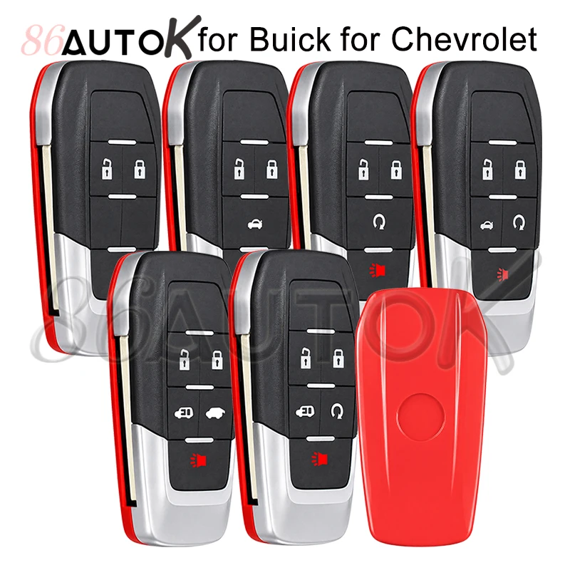 Custodia per chiave auto per Chevrolet Cruze Epica Lova Trax Spark Camaro Impala Aveo Malibu Sail Orlando e per chiave telecomando Buick