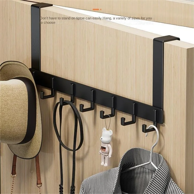 Door Hook Hooks Over The Door 6 Hooks Clothes Coat Hat Towal Hanger Bathroom Organizer Rack