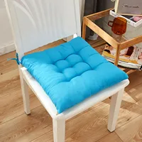 Square Chair Soft Pad Thicker Seat Cushion For Dining Patio Home Office Indoor Outdoor Garden Sofa Buttocks Cushion With Strap 2