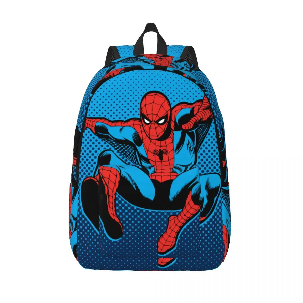 

Рюкзак для мальчиков и девочек в стиле ретро с изображением Человека-паука