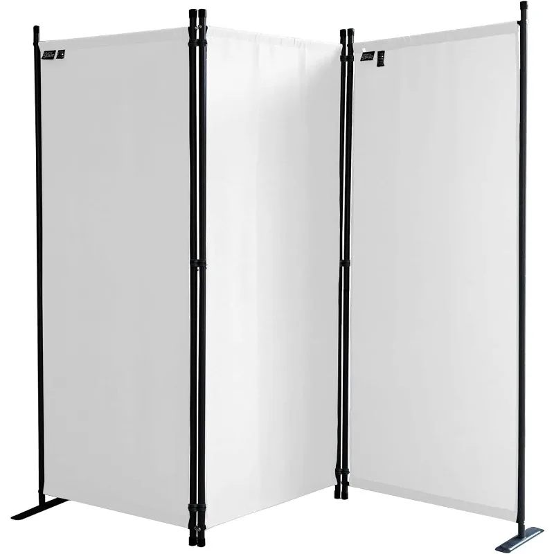 

3-Panel Folding Privacy Screen | Portable Room Partition | Garden Separation Paravent | Water Repellent Indoor