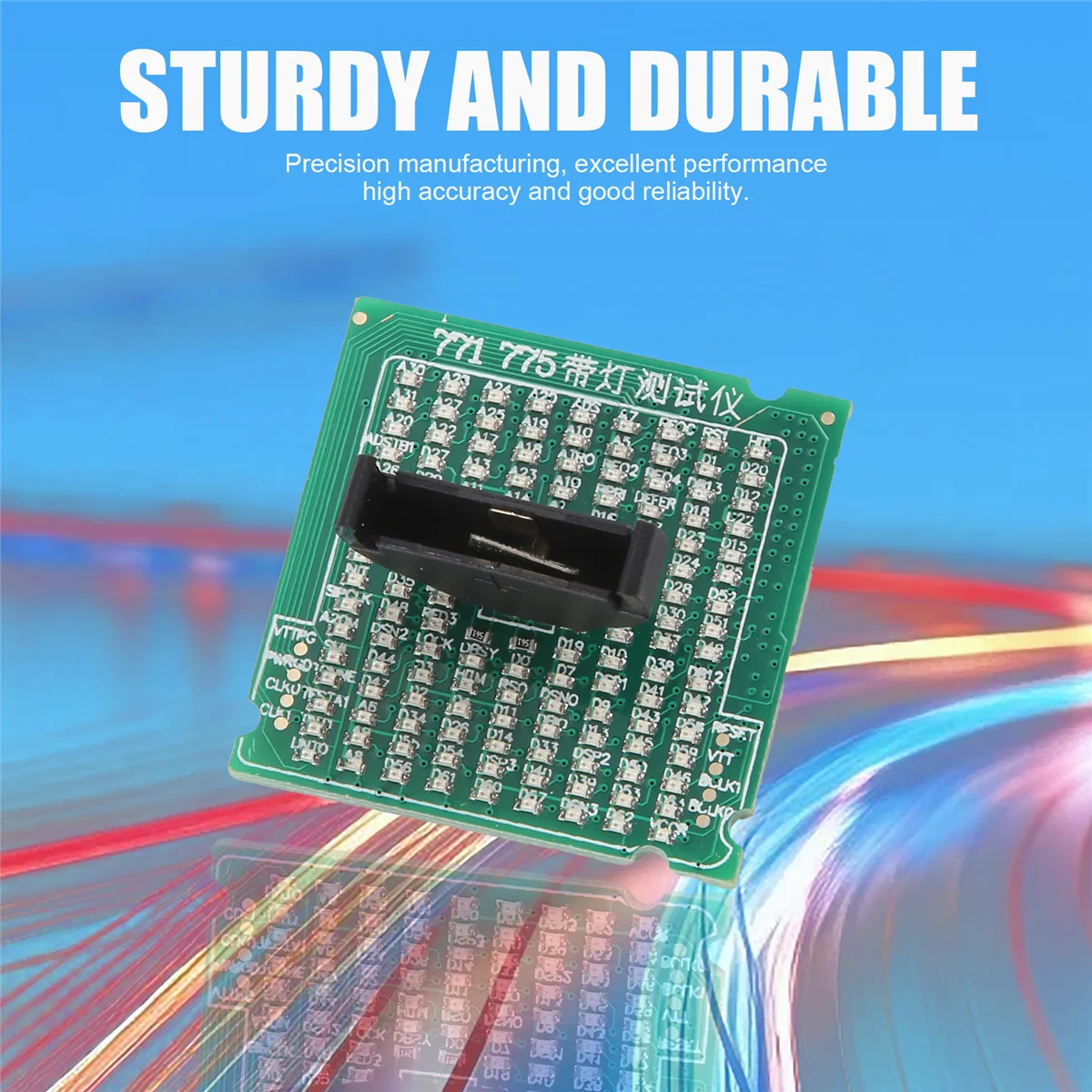 Desktop CPU 775 Socket Tester CPU Socket Analyzer Dummy Load Fake Load LED Light Tester