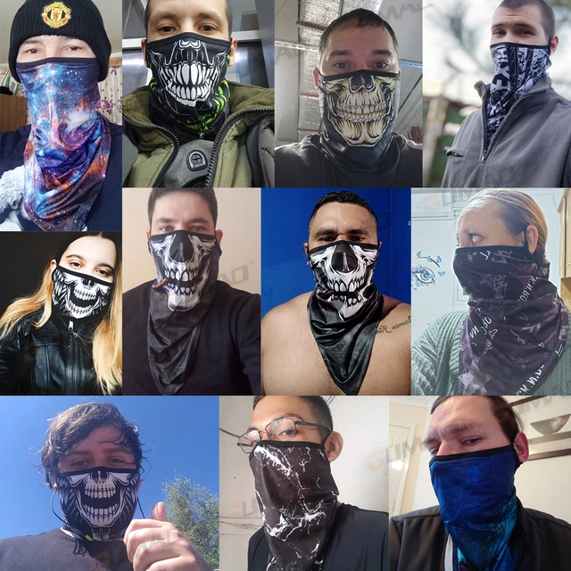 Masque De Randonnée Demi-visage Imprimé, Écharpe De Cyclisme, Cache-cou En  Maille, Tube De Sport, Course À Pied, Bandana Pour Hommes Et Femmes - Randonnée  Echarpes - AliExpress