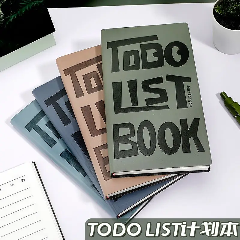 ToDoList Daily Planner High-value Ins Style Self-discipline Check-in Book Portable Time Management Daily Notepad