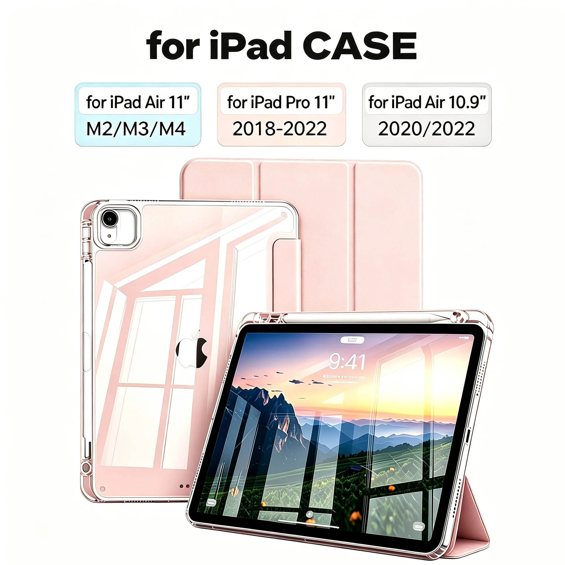 Universal Smart Cover Tablet Case - Enhanced Protection & Sleek Design