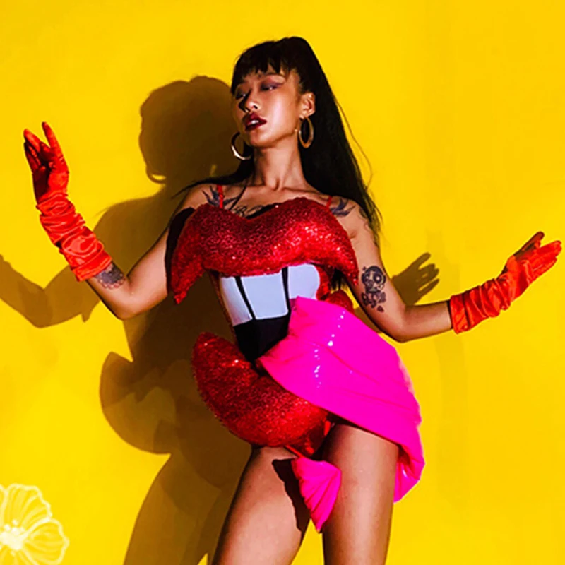 

Creative Cartoon Festival Rave Outfit Nightclub Gogo Dancewear Clubwear Dancing Performance Stage Costume