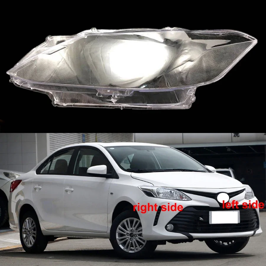 

Крышка налобного фонаря для Toyota Vios 2017 2018 2019, прозрачная линза, корпус лампы, маски из оргстекла, замена оригинального абажура