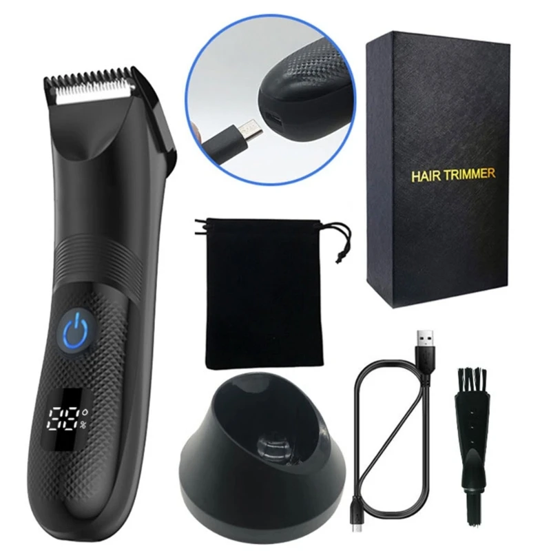 

D0AB Pubic Hair Removal Intimate Areas Places Part Haircut Shaver Trimmer for Groin Epilator Safety Shaver for Men