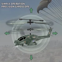 New Apache Remote-Controlled Helicopter With Gyroscope, Drop Resistant Armed Toy Model, Children'S Toy Helicopter 2