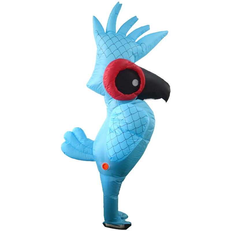 

Inflatable Rio Blue Parrot Costume Cartoon Animal Anime Cosplay Costume Parrot Clothes Adult Halloween Christmas Party Costumes