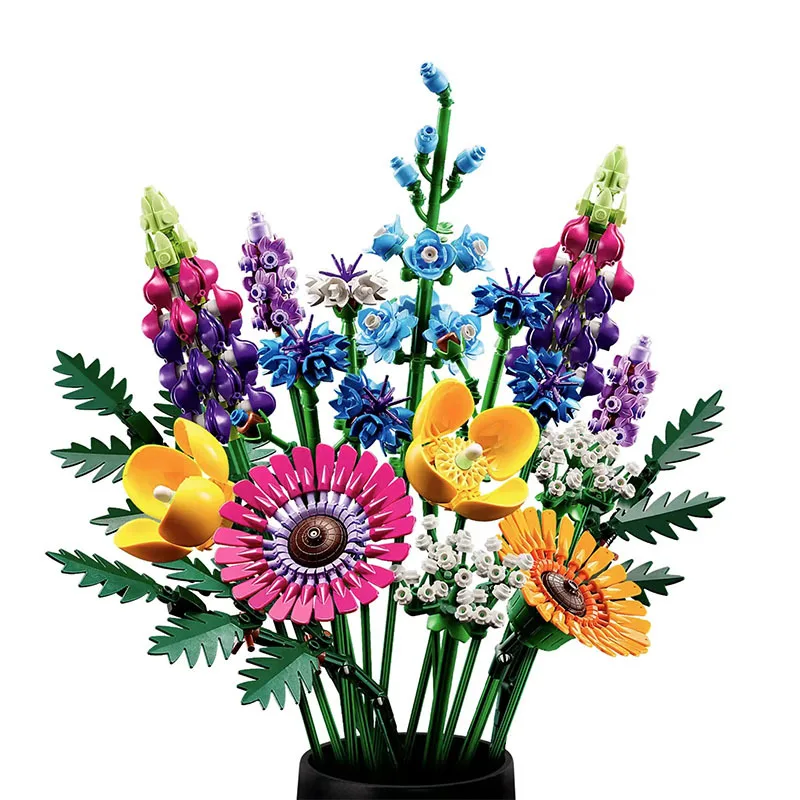 Building Block Toys Wildflower Bouquet Flower 10313 for Valentine's Day