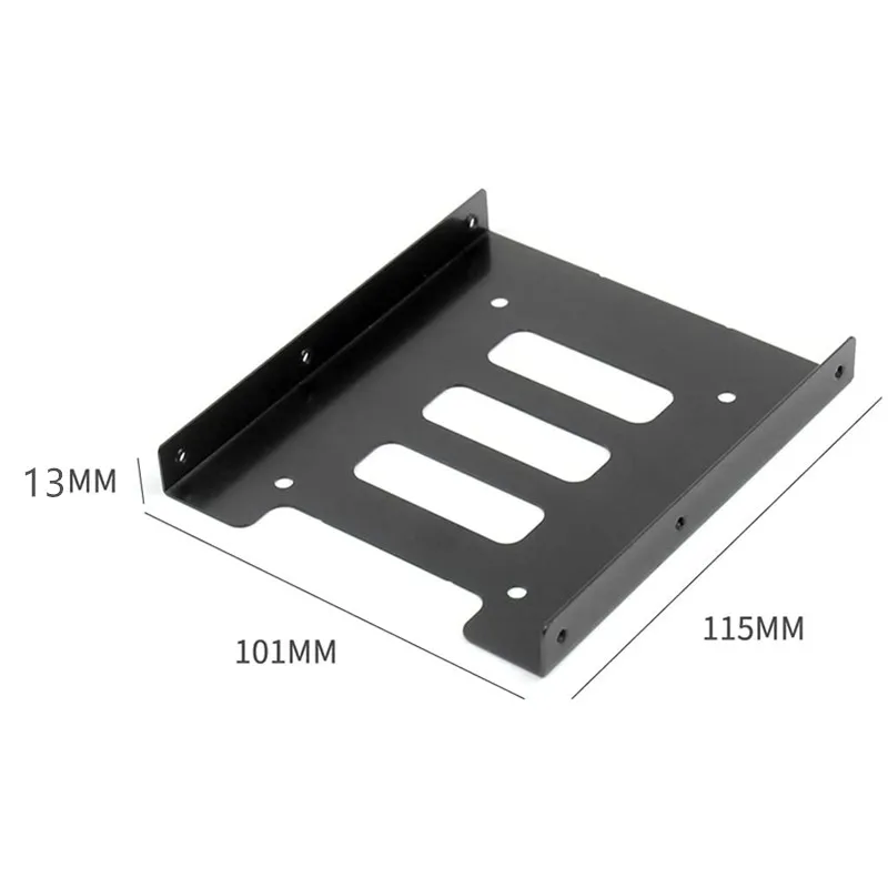 10개 2.5인치 SSD HDD를 3.5인치 금속 장착 어댑터 브래킷(나사 포함)으로 변환하는 PC 데스크탑 하드 드라이브 케이스용 하드 드라이브 홀더