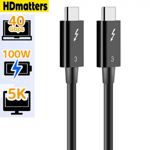1m USB-C USBC Fast Charging USB3.2 Thunderbolt 4K@60Hz 100W Deko