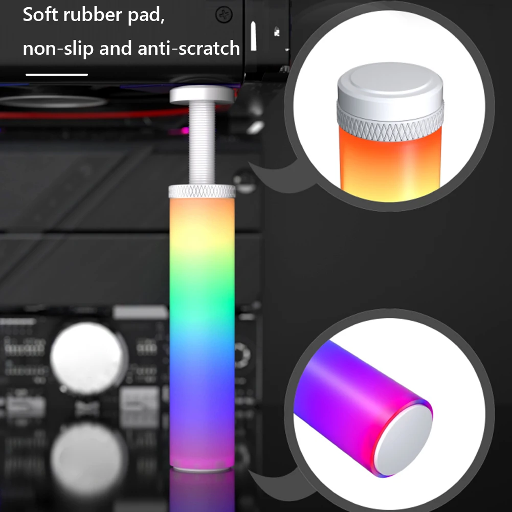 ARGB Graphics Card GPU Holder 5V 3Pin Adjustable Telescopic Rotary Screw Aluminum Alloy Support Vertical GPU Video Card Bracket