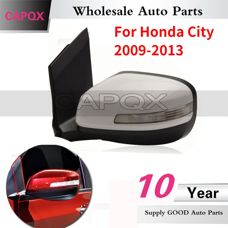 Capqx 7pin Automatic Folding Electric Side Rearview Mirror For Honda