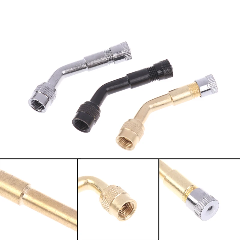 Valve Adaptor 45 90 135 Degree Angle Bent for Motorcycle Truck Car Moto Bike