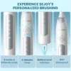Sejoy Sonic Electric Toothbrush For Adults Tooth Deep Clean 10 Brush Heads Travel Case Built in Smart Timer Sonic Toothbrush 3