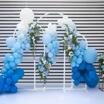 Set of 3 Metal Wedding Arch, Balloon Arch Backdrop Arch Stand for Wedding, Bridal, Garden, Yard, Indoor Outdoor Party Decoration 3