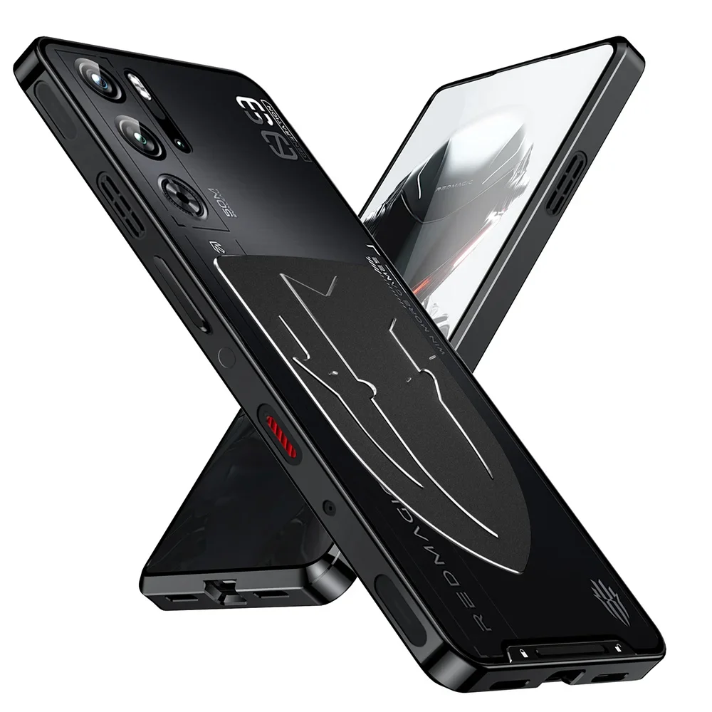 

For ZTE Nubia Red Magic 9 Pro plus Case Metal Aluminum Alloy Bumper For Asus ROG Phone 8 Pro Frame Camera Protector Cover