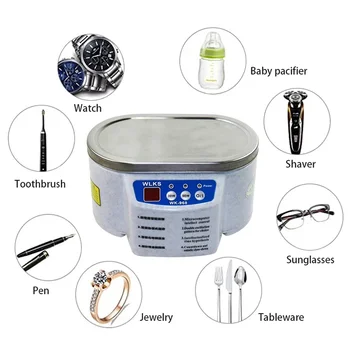 30/50W Ultrasonic Cleaner Sonicator Bath 40Khz Degas For Home Watches Contact Lens Glasses Cleaner Machine Teeth Makeup Razor 1