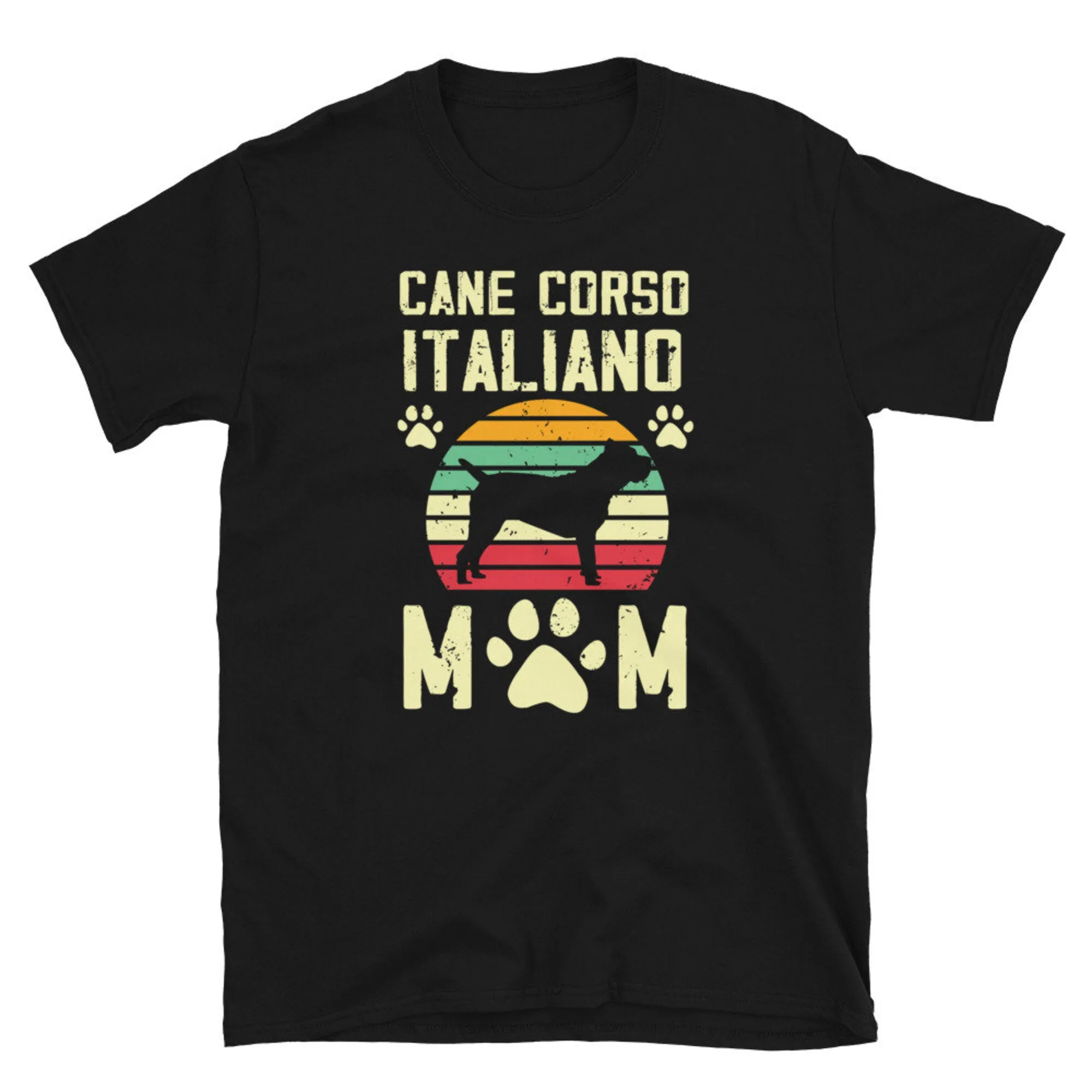 Cane Corso Italiano Mastino Mamma T Shirt Bullmasttiff Cane Blu Brindle