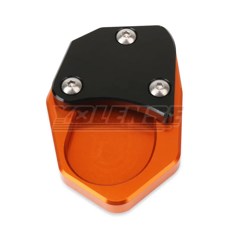 Motorcycle CNC Kickstand Extension Pad Support Plate Enlarge Stand