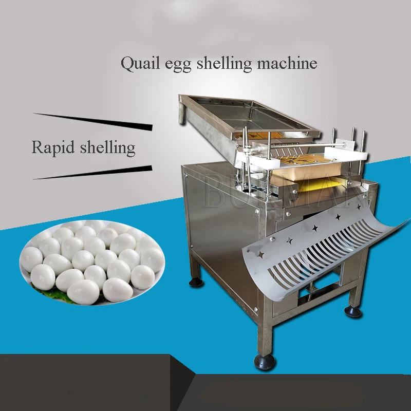 Commercial Automatic Quail Egg Shell Peeling Machine Quail Egg Peeler Quail Egg Sheller  Stainless Steel 3