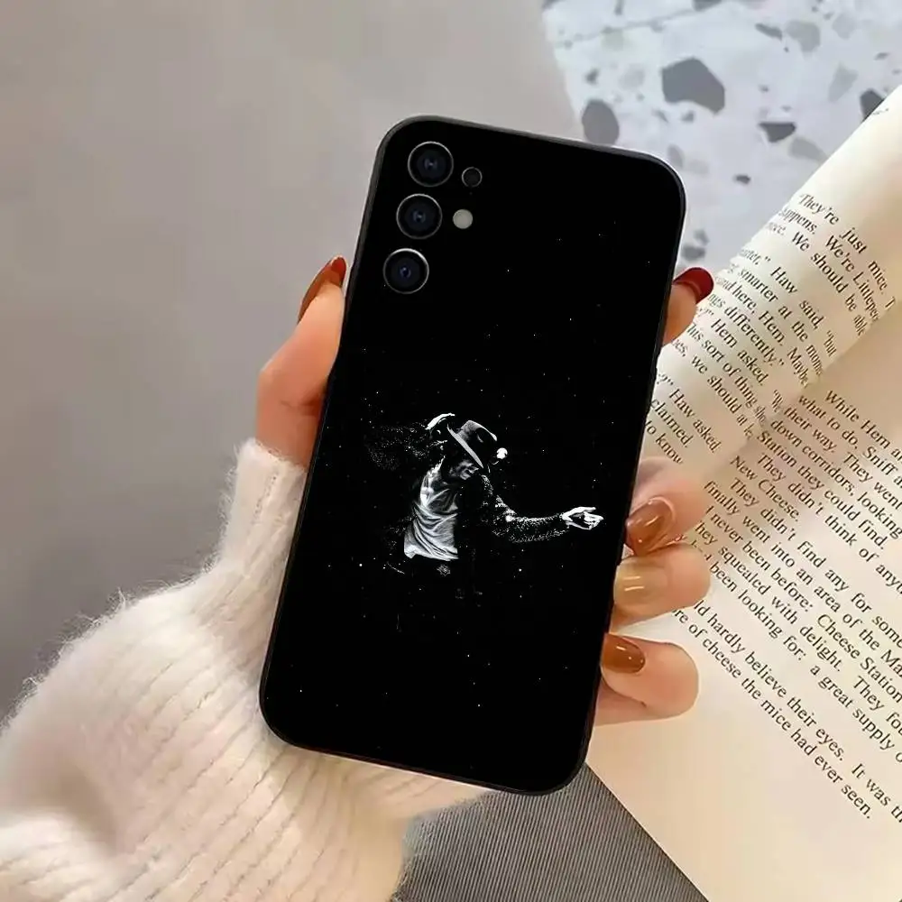 Michael Jackson Black Silicone Soft Phone Case