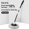 2022 New 15 Degree Bend Car Cleaning Brush Car Wash Brush Chenille Broom Telescoping Long Handle Cleaning Mop Cleaning Tools 1