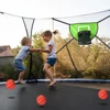 Trampoline Basketball Hoop Set Mini Basketball Hoop for Kids Waterproof Sunscreen Soft Material Basketball Goal Set For Children 6