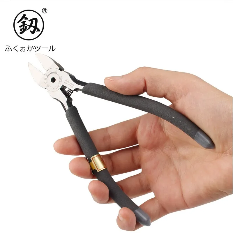 

Precision Electronics Flush Cutter, One of the Sharpest Side Cutting pliers with an Opening Spring, Ideal for Ultra-fine Cutti